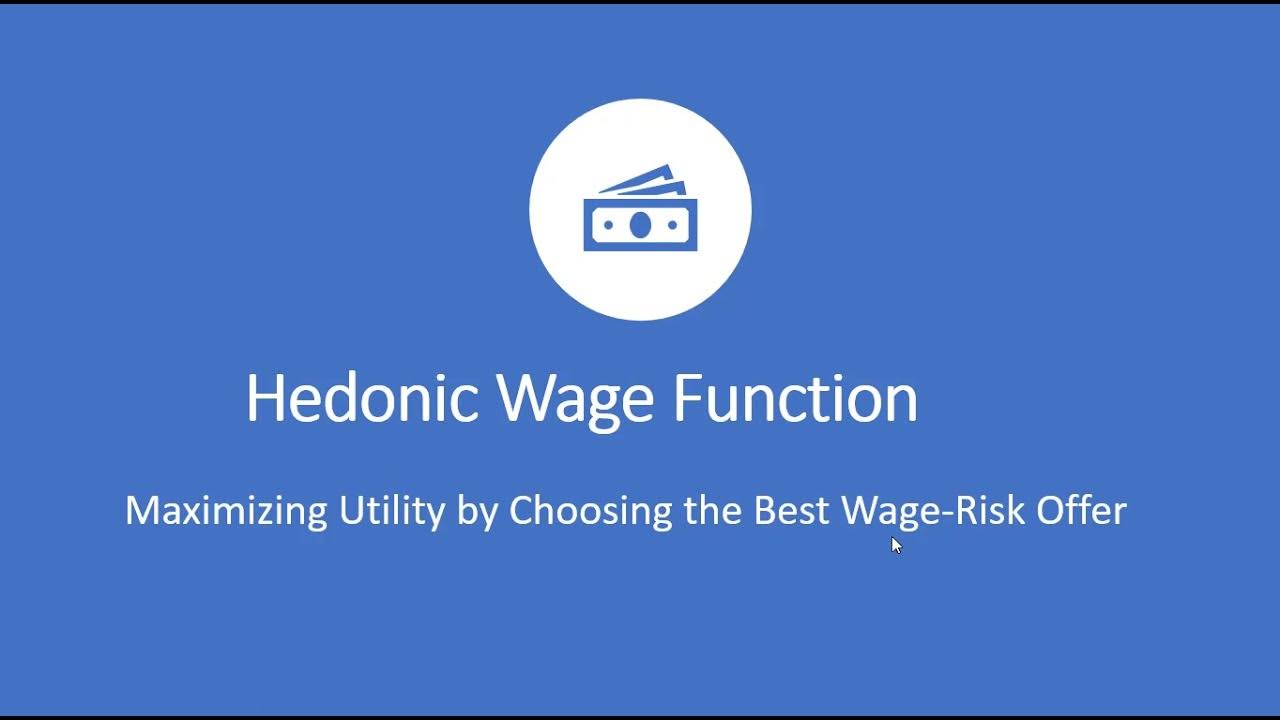 Hedonic Wage Function Maximizing Utility By Choosing The Best Wage hedonic-wage-function-maximizing-utility-by-choosing-the-best-wage