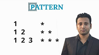 Pattern printing in C programming (Bangla) - YouTube