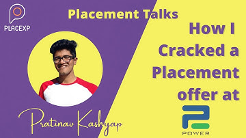 EP 17: Placement Talks: P2 Power Solutions Placement Experience ft. Pratinav|| EEE || VITC|| PlaceXP