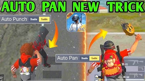 AUTO PUNCH & AUTO PAN NEW AWESOME TRICK IN PUBG MOBILE LITE / WARNER GAMING