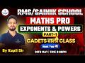 Exponents & Powers Part 1 for RMS & Sainik School | Maths Pro Class | Kapil Sir
