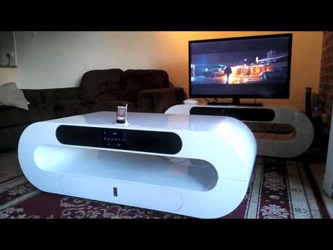Smart Coffee Table, Intelligent Furniture The Ultimate IPhone Dock