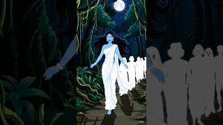 👻 শাখচুনির জঙ্গলের ভুতুড়ে নাচ |  #Shakchunni #GhostDance #IndianGhost #HorrorCartoon #ViralShorts