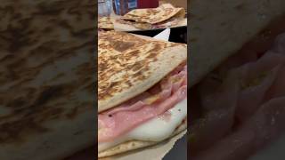 Typical Piadina with Mortadella and Stracchino food foodie foodblogger foodlover