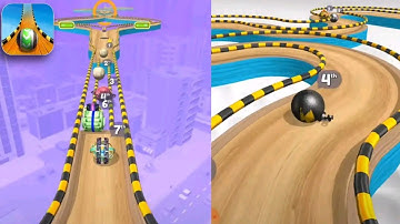 Sky Rolling Ball 3D - Gameplay (iOS, Android) Level 63