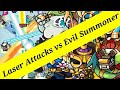 Most insane laser attacks vs evil summoner hard  summoners greed