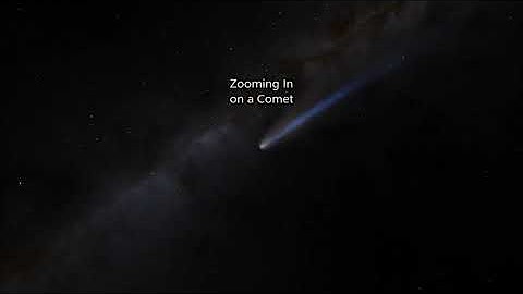 Zooming In on a Comet!