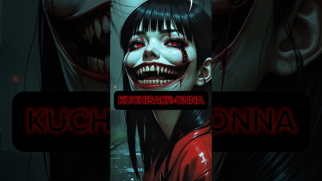 JAPAN'S SLIT-MOUTHED WOMAN 😱✂️ | Kuchisake-Onna Folklore 