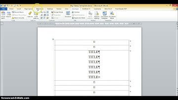 How to use UMP thesis template part 2