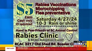 Bossier City Animal Control to host rabies and adoption event Saturday, April 27 screenshot 2