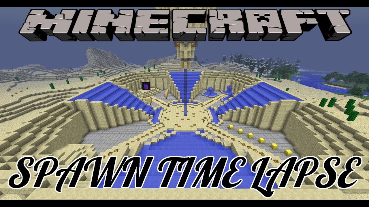 Minecraft - Server Spawn Time Lapse - YouTube