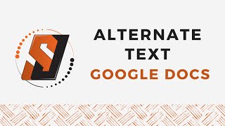 How to add alternate text in a google doc