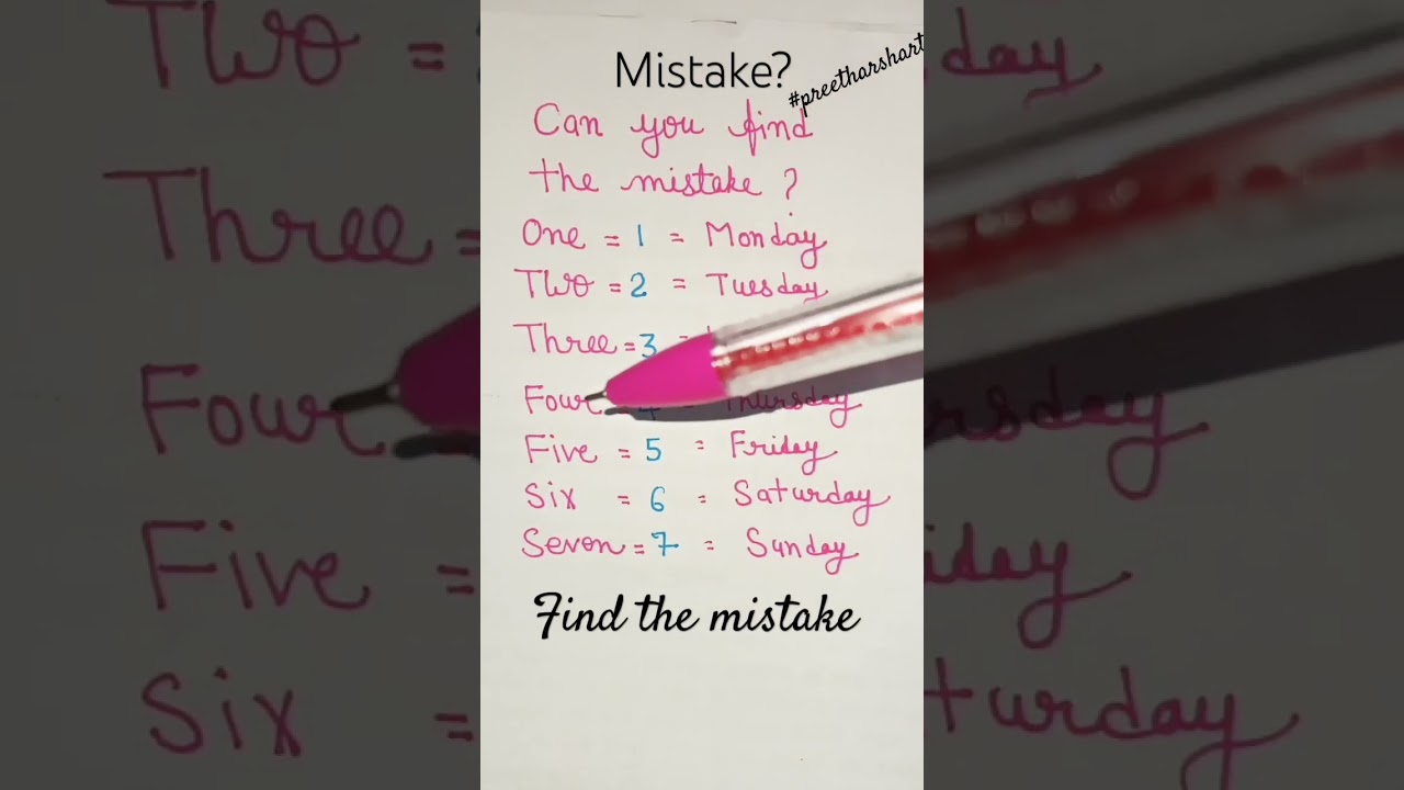 Can you find the mistake?