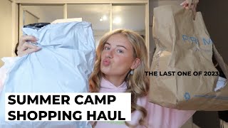 SUMMER CAMP SHOPPING HAUL | Victoria Whitehouse