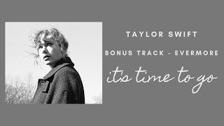 Video voorbeeld van "Taylor Swift - it’s time to go"