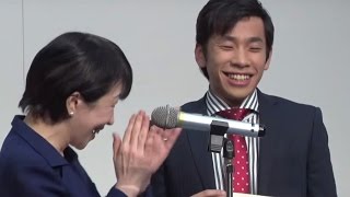 織田信成の“満面の笑み”に高市総務相も爆笑！「国勢調査2015広報キックオフ」1　#Nobunari Oda　#event