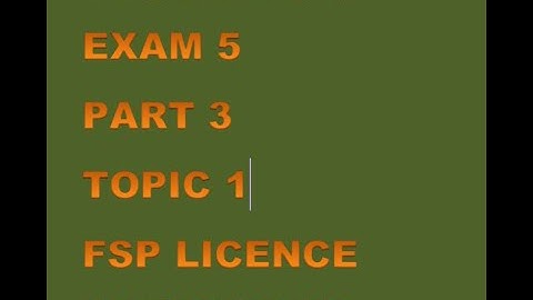 RE5 Lesson: FSP Licence Categories & Financial Products Explained | FAIS Act Made Simple