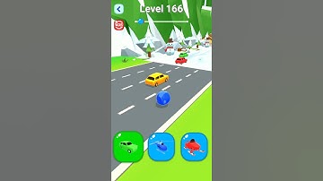 Shape Shifting 🚗🚁 #shorts [Level 166]