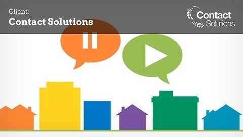 Contact Solutions - My Time by SwitchVideo.com