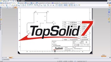 Tip and Technique Design : การใช้คำสั่ง Coordinates table ใน Drafting