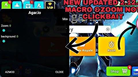 AGARIO NEW UPDATED MACRO & ZOOM VERSION 2.12.0