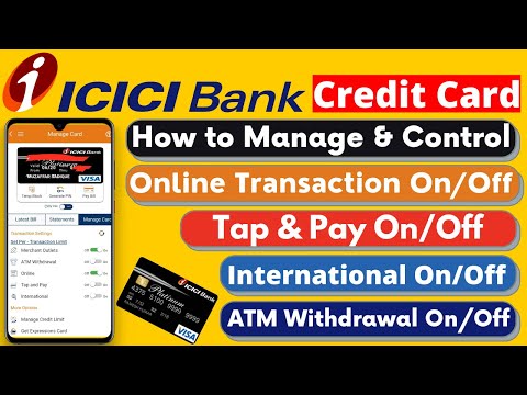 How To Manage U0026 Control ICICI Bank Credit Card Through IMobile App | ICICI Bank Mobile Banking