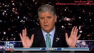 Sean Hannity McLaughlin and Towery - November 2nd, Hour 3