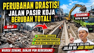 Pasir Koja Makin Cantik! Setelah Penertiban, Jalan Terlihat Lebih Luas dan Rapi