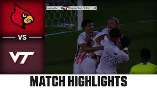 Louisville vs. Virginia Tech Match Highlights | 2025 ACC Men's Soccer