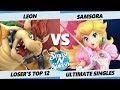 SNS5 SSBU - eUnited | Samsora (Peach) Vs. LeoN (Bowser) Smash Ultimate Losers Top 12