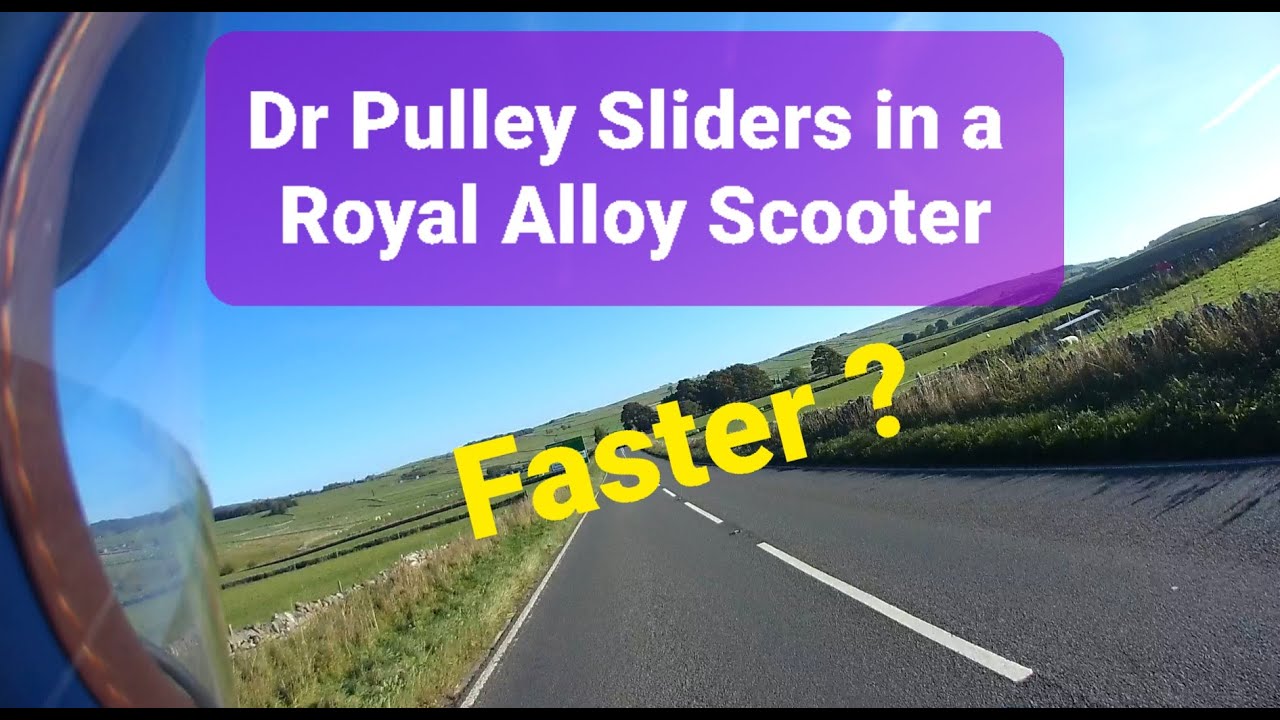 Dr. Pulley Sliders in a Royal Alloy GT125, with road test. YouTube