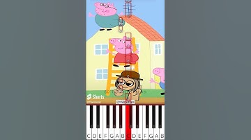 Peppa pig APT Sprunki Incredibox #sprunki (@toonkitties) - Octave Piano Tutorial