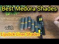 5 best medora lipstick shades with number by amnastutorial