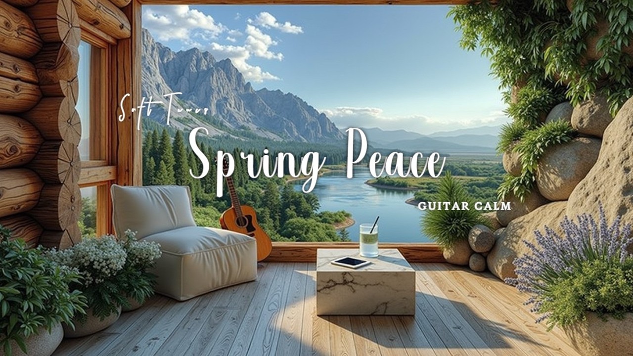 Soft Fingerstyle Guitar Music - Bright Spring Ambience | Calming & Inner Peace with Guitar Tunes