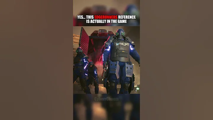Yes... This Edgerunners reference is actually in the game #cyberpunk