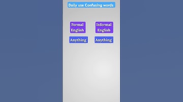 Daily use Confusing words | confused words
