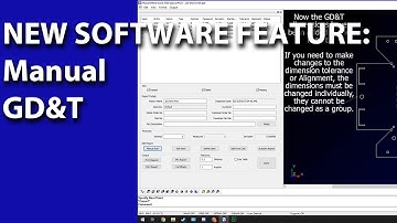 2020 InspecVision Software Update Feature: Manual GD&T