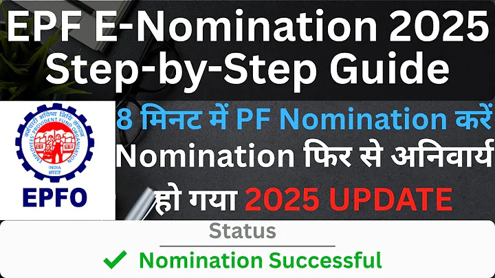EPF E-Nomination Process 2025 | Step-by-Step Guide on How to Update EPF Nominee Online