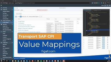 SAP CPI Transport of Value Mappings and packages
