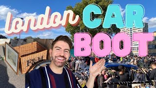 LONDON CAR BOOT SALE *I found so many bargains* | MR CARRINGTON