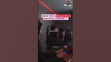 New Trick To Remove Virus From PC In 2 Seconds Without Using Any Antivirus #computertricks