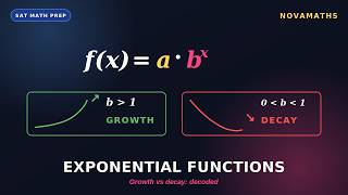 Exponential Growth &amp; Decay — SAT Math | The Formula Explained