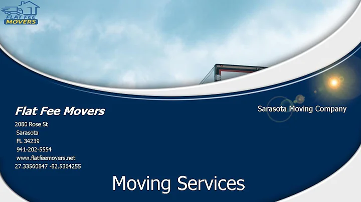 Flat Fee Movers | Moving Services #MoversSarasota ...