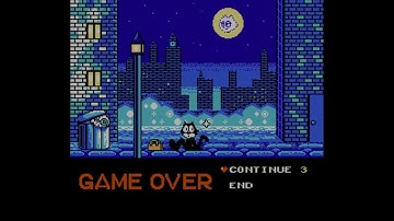 Felix the Cat - Game Over