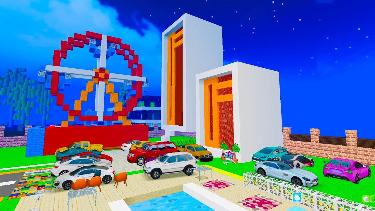 Partycraft We will shift a new house in school partycraft game - YouTube