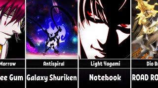 Weirdest Weapons of Anime Characters