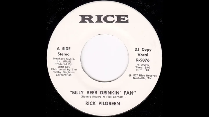 Billy Beer Drinkin' Fan (Rick Pilgreen)