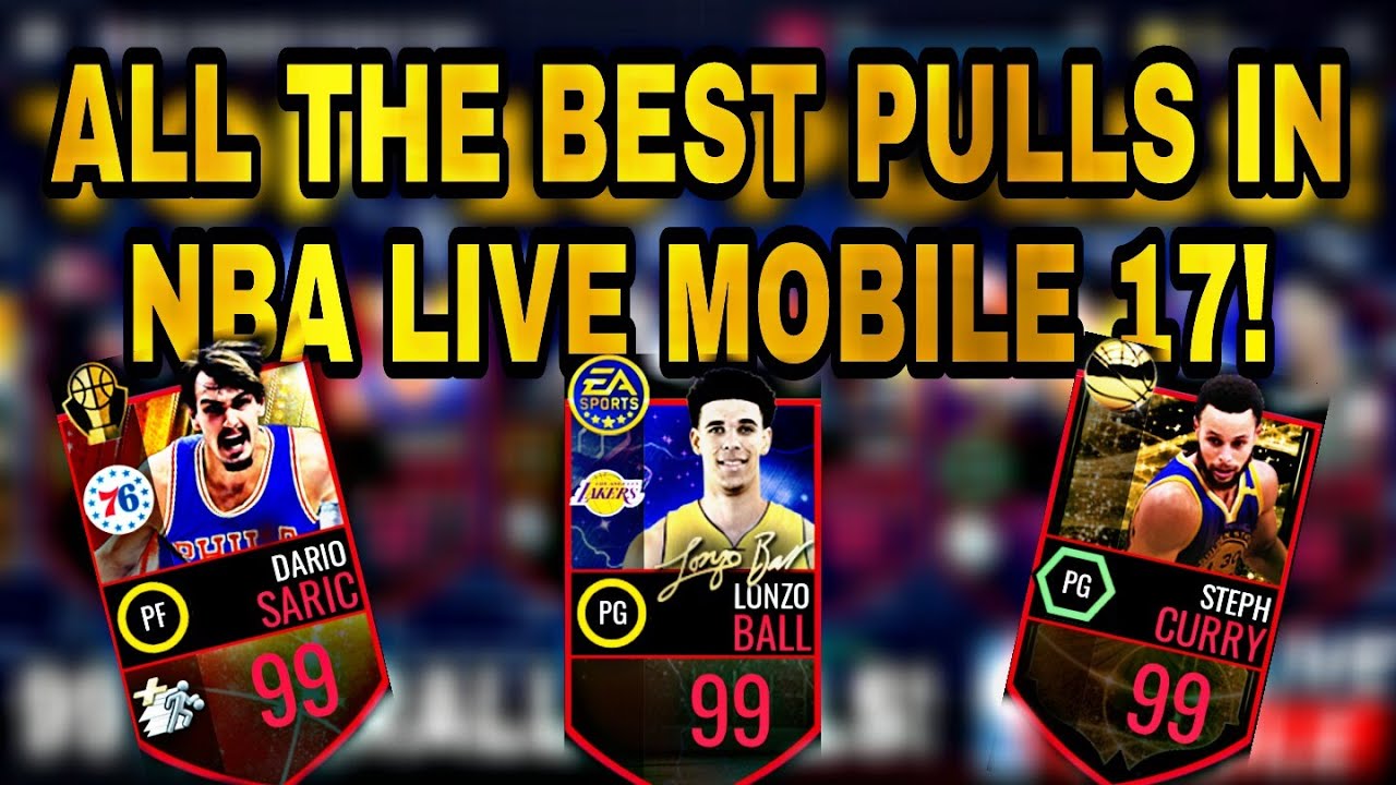 ALL THE BEST PULLS IN NBA LIVE MOBILE 17!