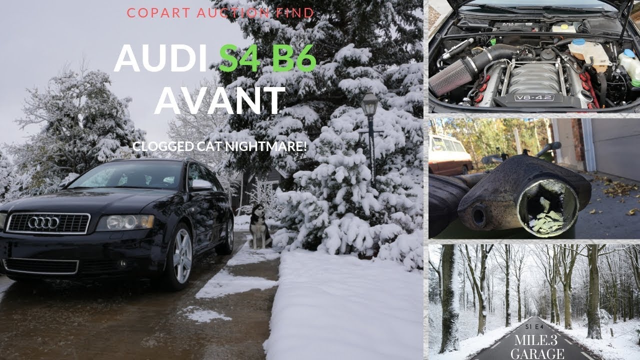 Audi S4 B6 Avant Copart Purchase! Clogged Catalytic Converter Nightmare