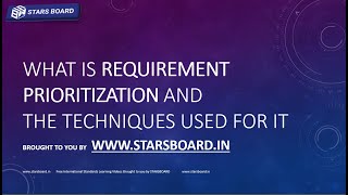What is requirement prioritization and  the different techniques used for it